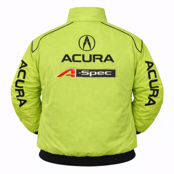 Acura green jacket A-Spec embroidered front logo