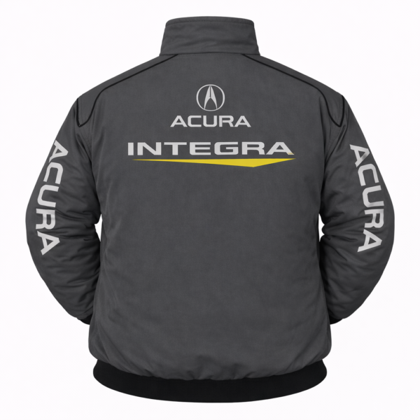 Acura Integra gray jacket embroidered back logo