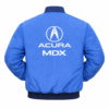 Acura MDX blue jacket embroidered back logo