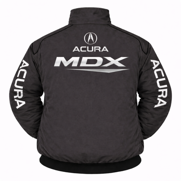 Acura MDX gray jacket embroidered back logo