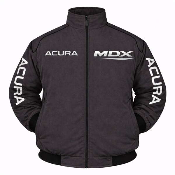 Acura MDX gray jacket embroidered front logo
