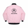 Acura pink jacket embroidered back logo