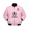 Acura pink jacket embroidered front logo