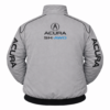 Acura SH-AWD gray jacket embroidered back logo