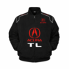Acura TL black jacket embroidered red logo front