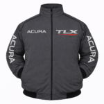 Acura TLX gray jacket front embroidered logo