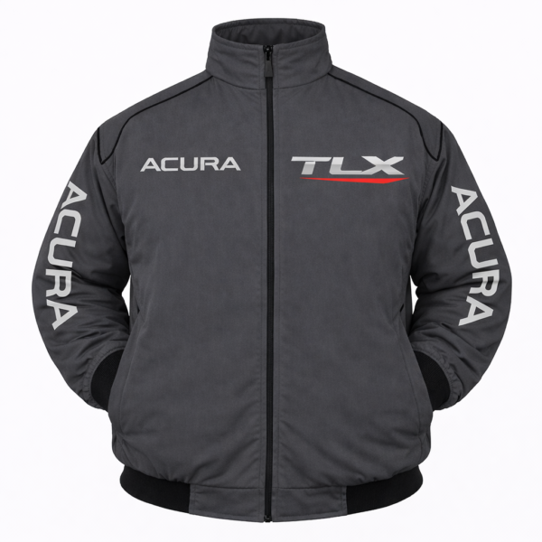 Acura TLX gray jacket front embroidered logo