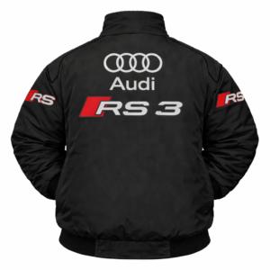 Audi RS3 black racing jacket back embroidered
