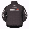 Acura ILX black jacket with white sleeve logos and ILX back print
