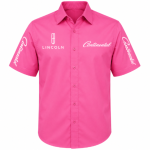 Lincoln Continental Pink Embroidered Crew Shirt