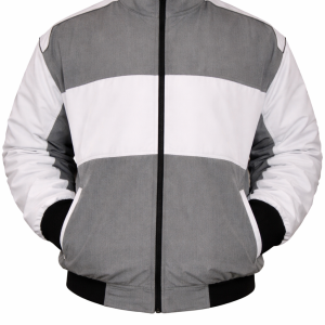 plain-gray-and-white-color-block-bomber-jacket