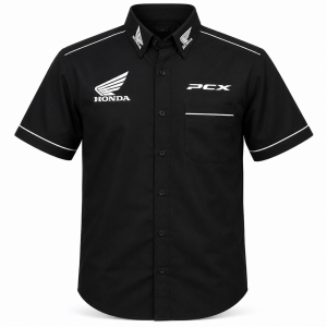 honda-motorcycle-pcx-black-motorsport-button-up-shirt