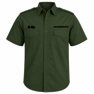 hummer-h1-dark-green-embroidered-work-shirt
