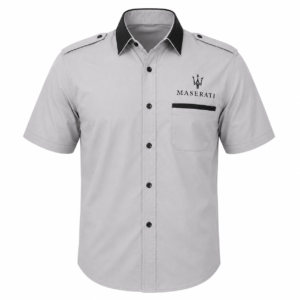 Maserati Classic Silver Racing Crew Shirt