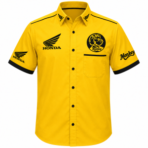 honda-motorcycle-monkey-yellow-embroidered-button-down-shirt