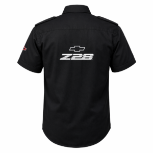Chevy Chevrolet Z28 Crew Shirt Black back