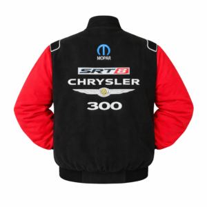 Chrysler 300 Mopar SRT8 Black Red Racing Jacket back 1