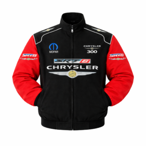 Chrysler 300 Mopar SRT8 Black Red Racing Jacket