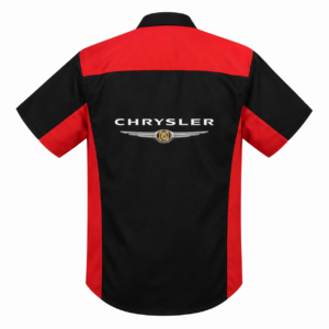 Chrysler Crew Shirt Black and Red back 1