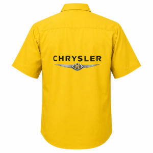 Chrysler Crew Shirt Yellow back