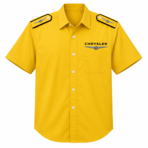 Chrysler Crew Shirt Yellow front