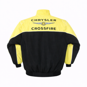 Chrysler Crossfire Racing Jacket Yellow and Black back