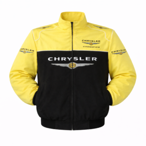 Chrysler Crossfire Yellow Black Embroidered Racing Jacket