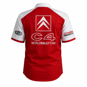 Citroen C4 Crew Shirt Red back