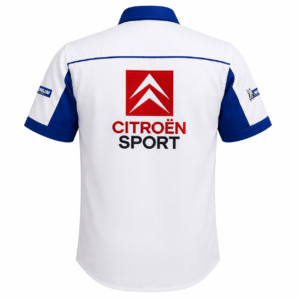 Citroen Crew Shirt White and Blue back