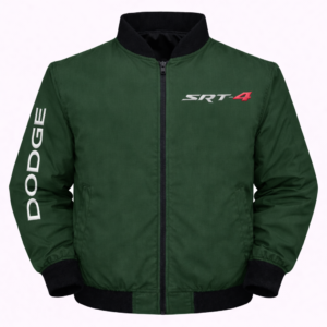 Dodge SRT4 Green Black Embroidered Motorsport Jacket