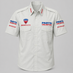 ducati-austin-white-motorsport-crew-shirt-embroidered-parts-unlimited-style