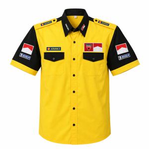 ducati-corse-yellow-black-motorsport-crew-shirt-embroidered-racing-style