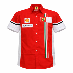 ferrari-red-pit-crew-shirt-white-trim-embroidered-style