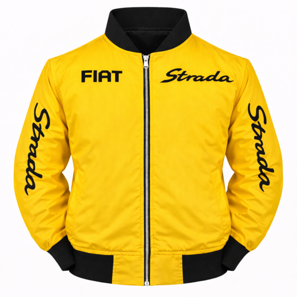 FIAT Strada Yellow Embroidered Motorsport Jacket