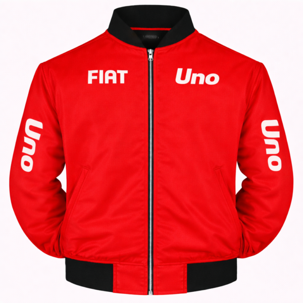 FIAT Uno Red Embroidered Motorsport Jacket
