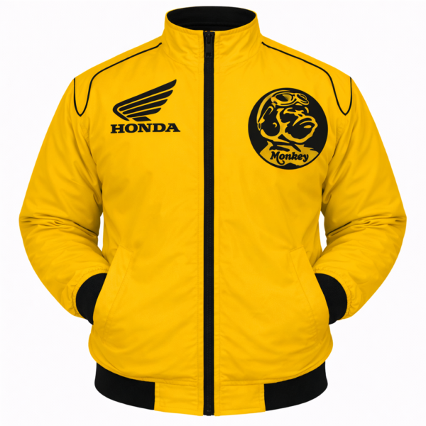 Honda Monkey Yellow Motorcycle Jacket