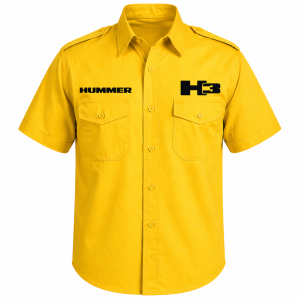 hummer-h3-yellow-embroidered-work-shirt