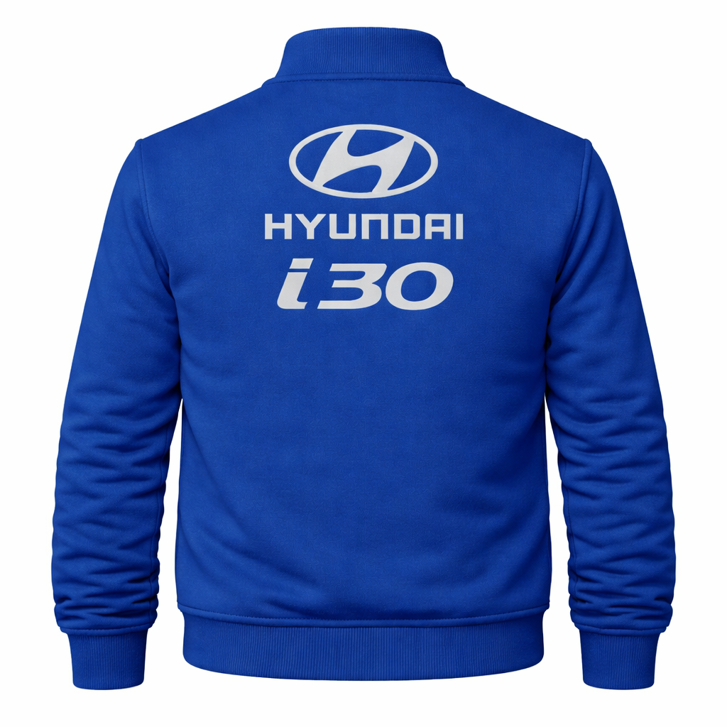 Hyundai i30 Royal Blue Embroidered Motorsport Jacket - Image 2