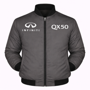 Infiniti QX50 Gray Black Embroidered Motorsport Jacket