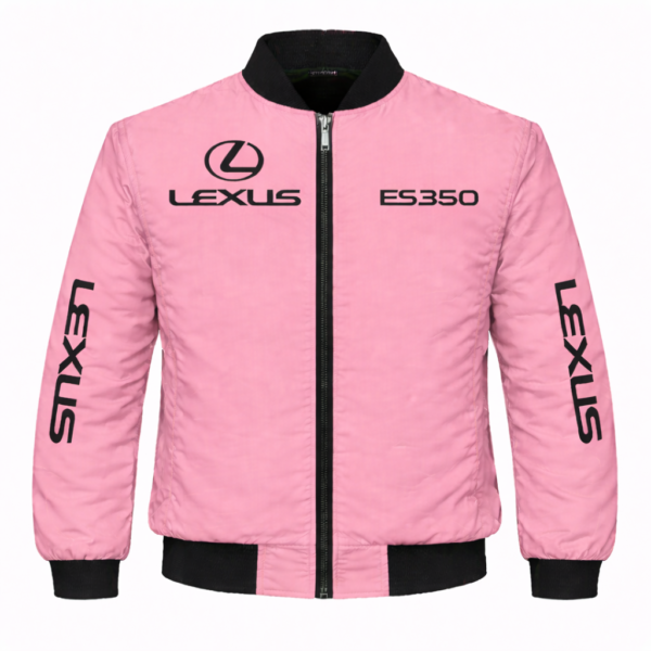 Lexus ES350 Pink Embroidered Bomber Jacket