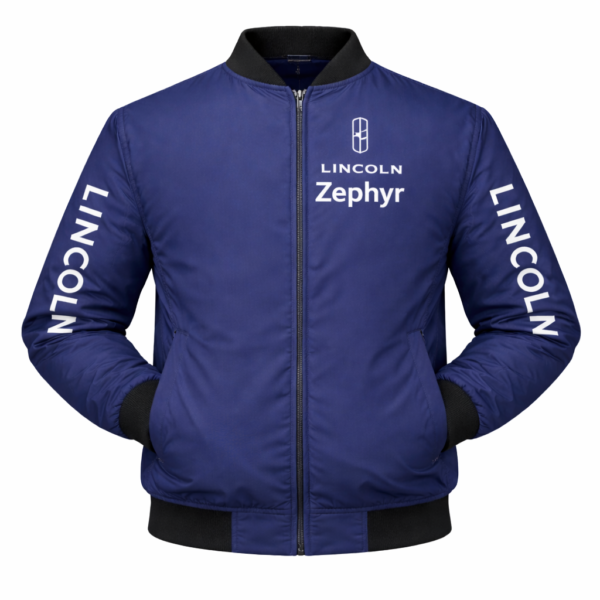incoln Zephyr Embroidered Racing Bomber Jacket