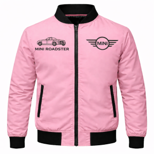 mini-cooper-pink-bomber-jacket-embroidered-motorsport-style