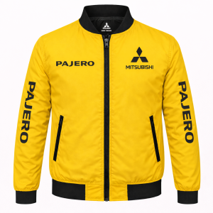 mitsubishi-pajero-yellow-bomber-jacket-embroidered-motorsport-style