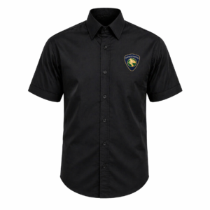 Proton Black Embroidered Motorsport Crew Shirt