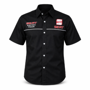 SEAT Racing Team Black Embroidered Crew Shirt
