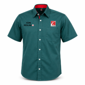 Saturn Ion Redline Green Embroidered Crew Shirt