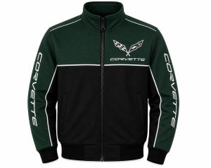 corvette-c3-dark-green-black-motorsport-jacket-premium-embroidered-style
