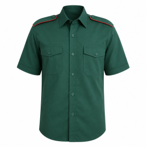 plain-forest-green-motorsport-crew-shirt-racing-style-button-up-shirt