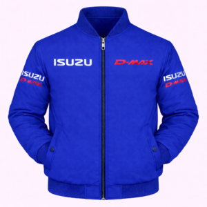 Isuzu D-MAX Royal Blue Embroidered Motorsport Bomber Jacket