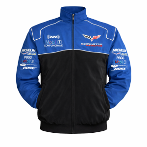 sale-item-corvette-racing-blue-black-compuware-embroidered-motorsport-bomber-jacket-size-l-only